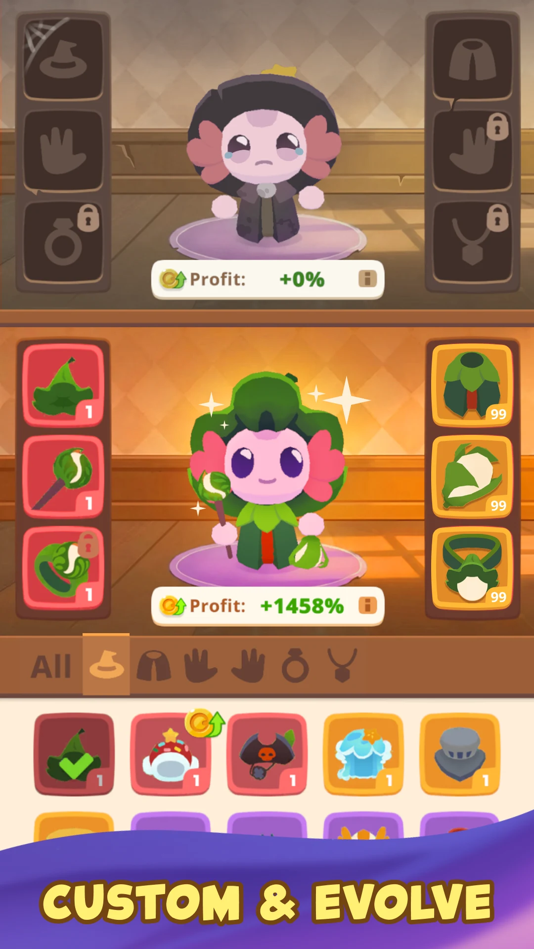 MagiLotl: Idle Wizard Tycoon screenshot